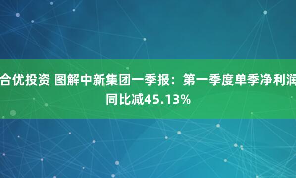 合优投资 图解中新集团一季报：第一季度单季净利润同比减45.13%